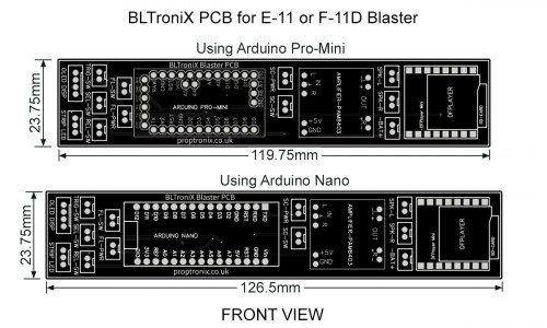 BLTroniX PCB V2.10 - E-11 & F-11D 